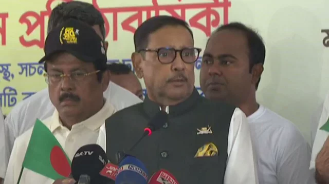 মেট্রোরেল কবে চালু হবে তা নির্দিষ্ট করে বলা যাচ্ছে না: ওবায়দুল কাদের